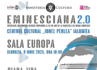 EMINESCIANA 2.0 la Sala Europa a Consiliului Județean Ialomița