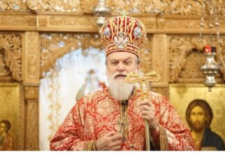 Slujbă arhierească la biserica cu hramul „Sfântul Mare Mucenic Dimitrie, Izvorâtorul de Mir” din Slobozia