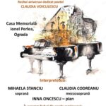 Recital aniversar „Pe lumea asta să lași un semn”: Omagiu poetei Claudia Voiculescu la Casa Memorială „Ionel Perlea”